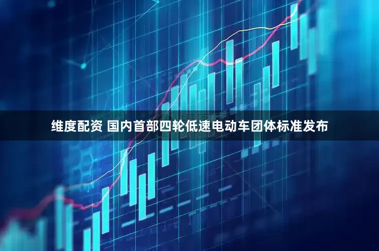 维度配资 国内首部四轮低速电动车团体标准发布